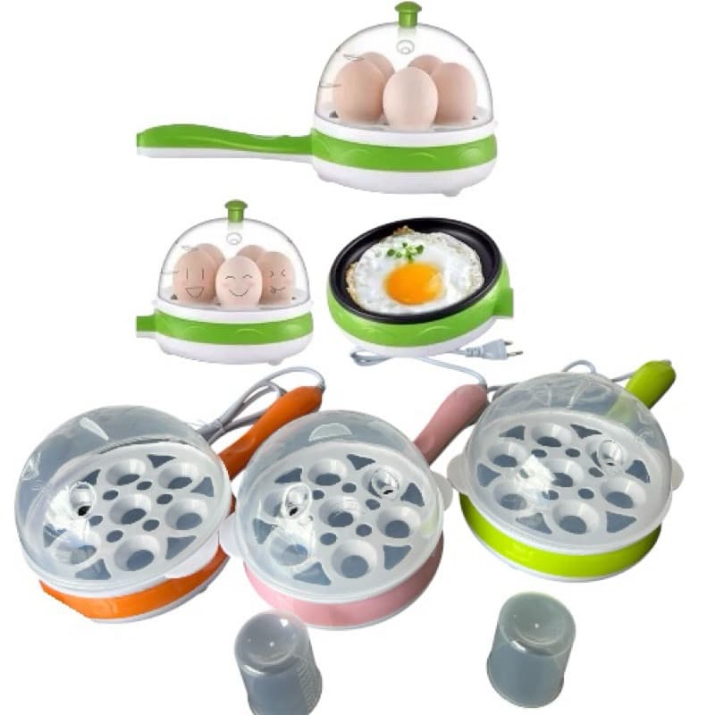 Fogão de Ovo Elétrico 220v Caldeira de Ovo para 7 Ovos Omeletes Mexidos  Cozidos no Vapor