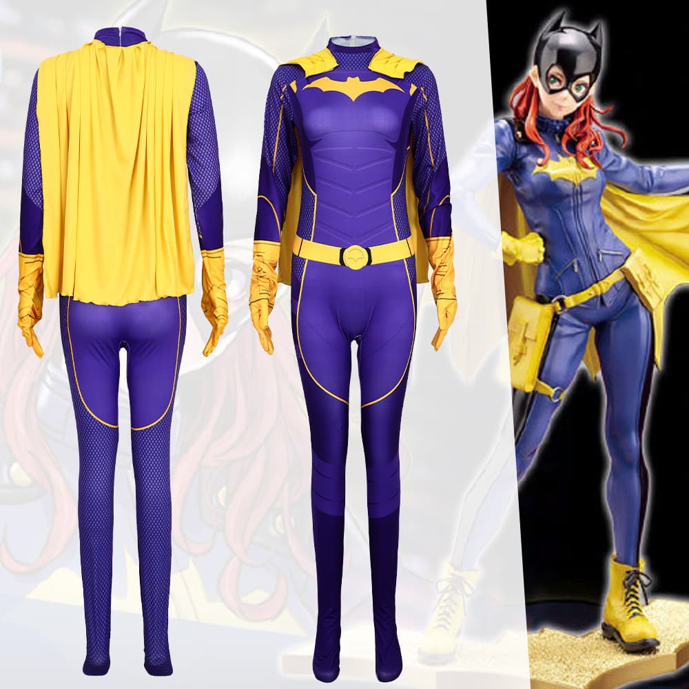 Halloween DC Gotham Cavaleiros Batman Feminino Cosplay Traje Macacão Apertado Vestido De Desempenho De Palco
