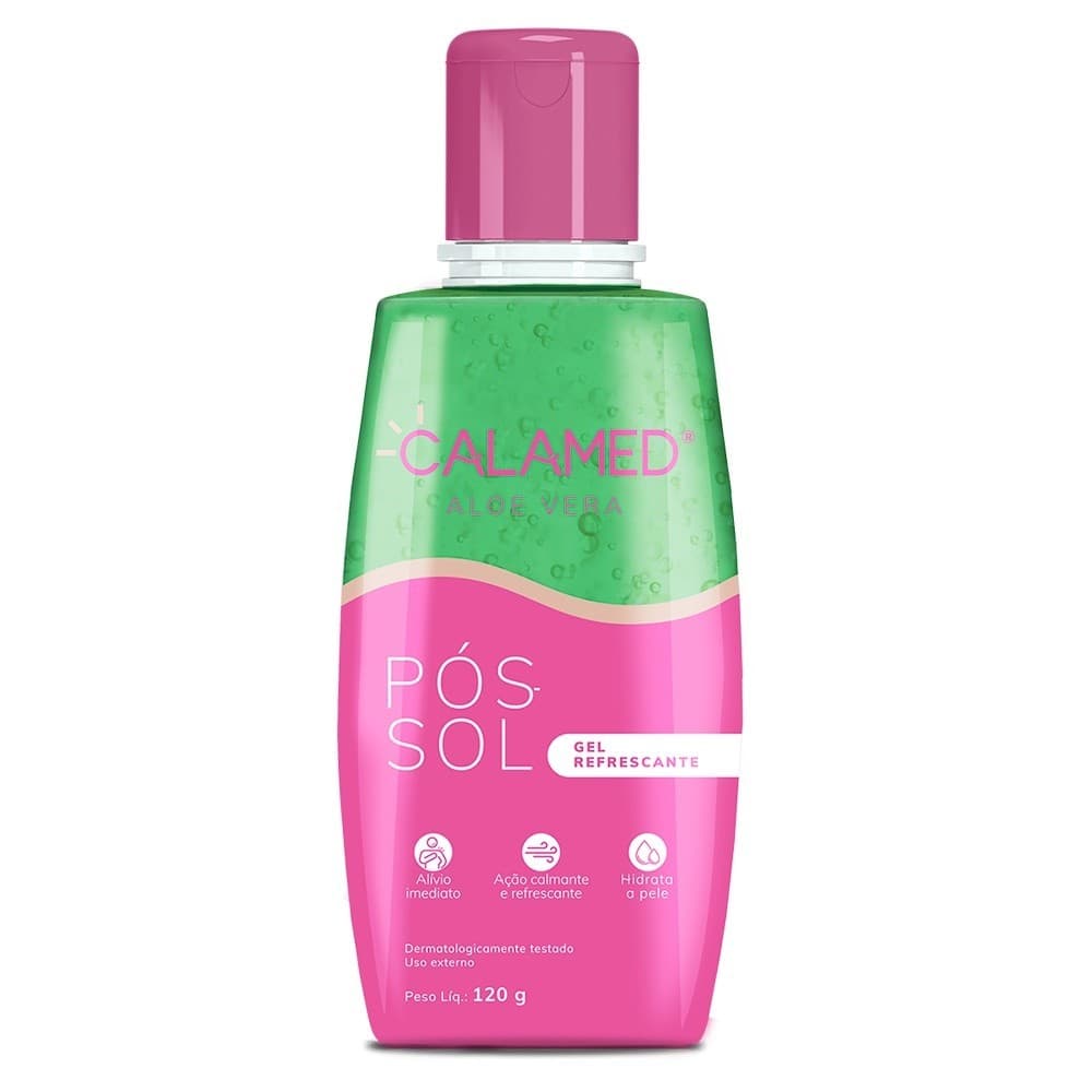 Calamed Pós-sol Para Exposição Solar Intensa Aloe Vera Gel Refrescante 120g Cimed