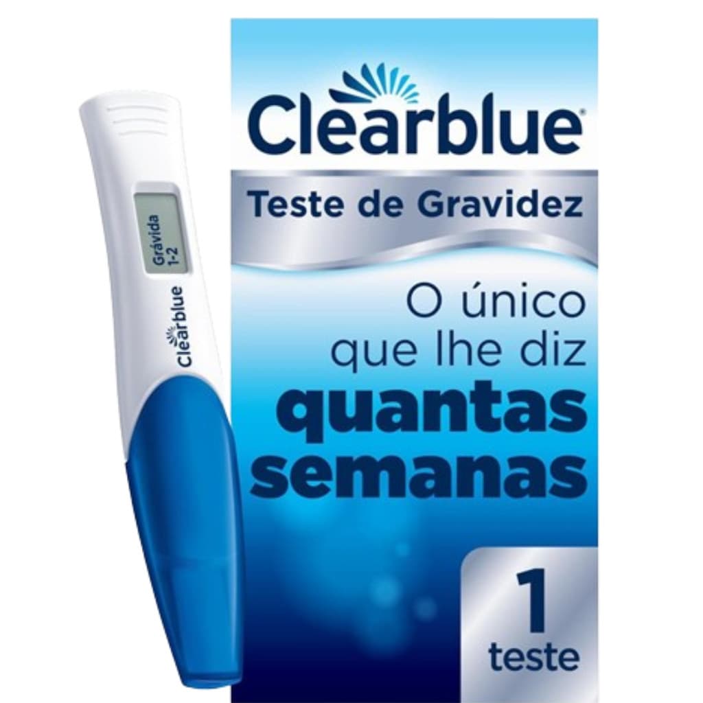 Clearblue Teste de Gravidez Digital com 1 unidade