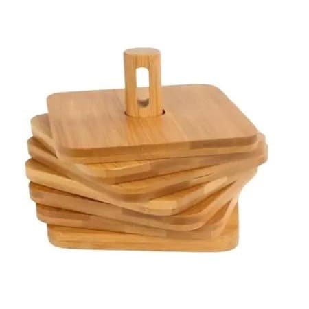 CONJUNTO PARA COPOS BAMBOO