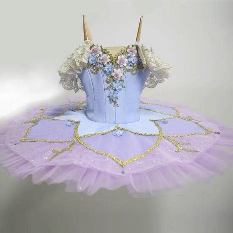 Crianças Ballet Performance Vestido Profissional Novo Estilo Meninas Little Swan Princesa Puff Saia TUTU Saia 240517