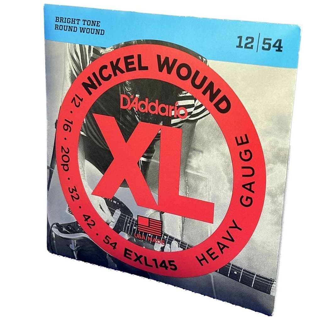 Encordoamento Guitarra 12-54 EXL145 D'Addario Nickel Wound