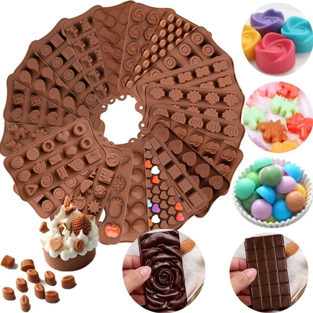 Forma De Chocolate De Silicone Forminha Para Doces Formas Para Bombons Molde Para Doce  Cozinha Confeitaria Resina Sabonete Artesanato