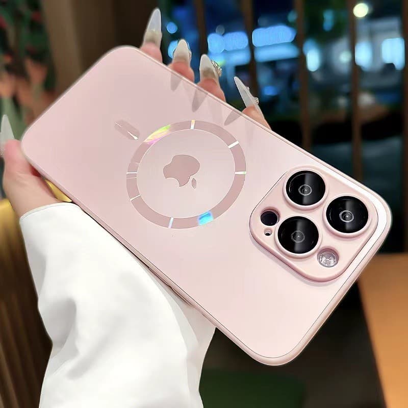 Estojo magnético AG fosco de luxo original, adequado para iPhone 15, 14, 13, 12, 11 Pro Max 15 14 Plus