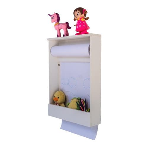 Suporte De Parede Para Desenhar Painel Criativo Mdf Branco