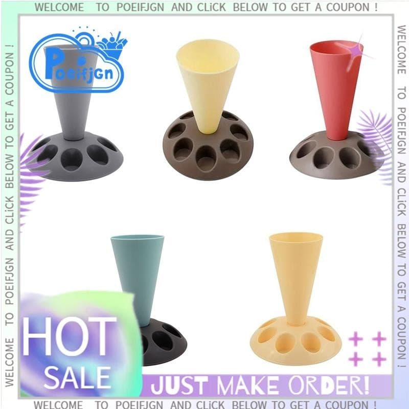 Suporte Para Sacos De Tubulação , Com 8 Ranhuras Pastelaria De Plástico Kit De Decoração De Bolos