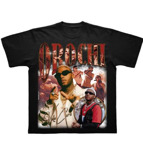 Camisa Camiseta Algodão Cantor Orochi Modelo Novo Exclusivo Verao Tendência Moda 2024 Lançamento