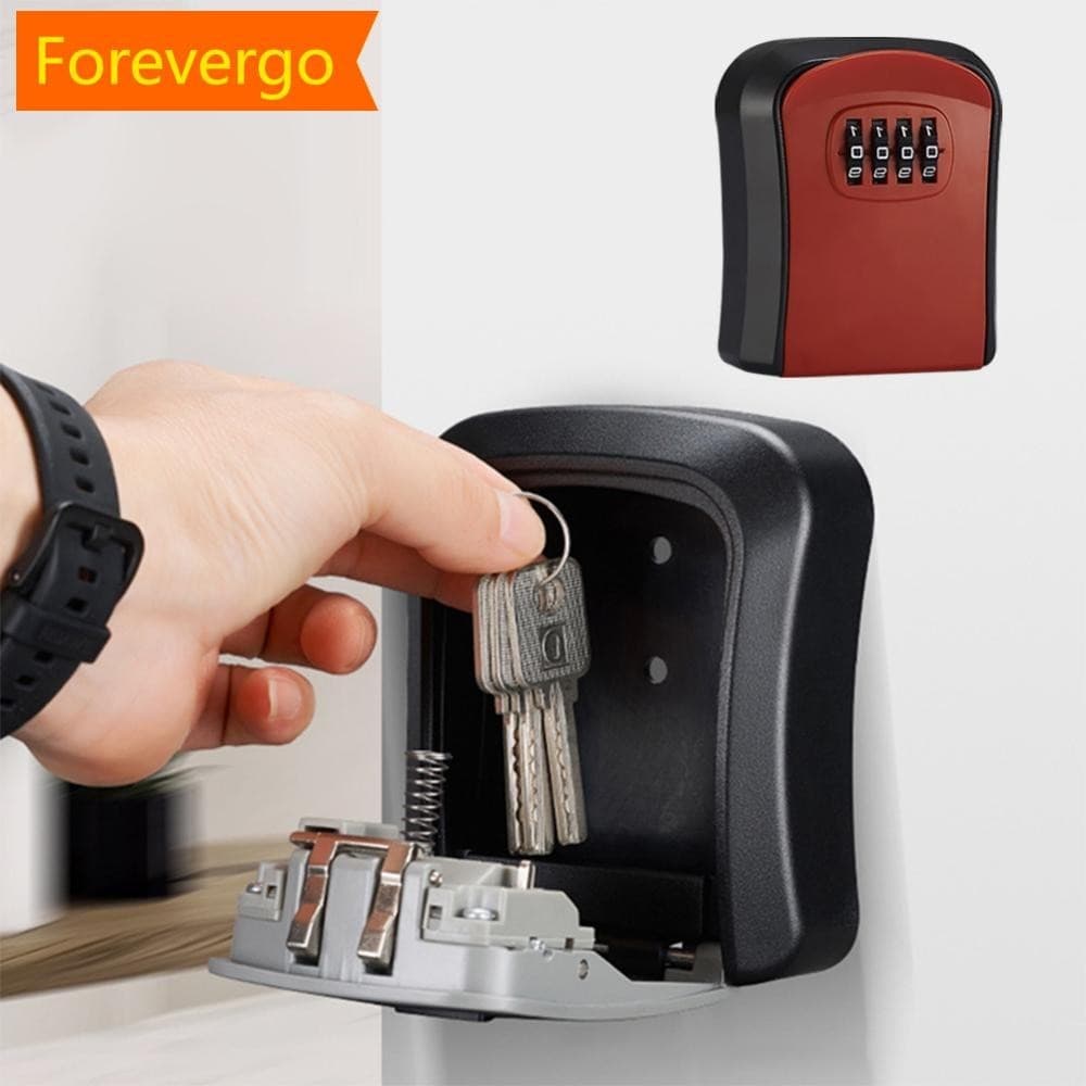 forevergo Password Lock Box Anti-theft Home Cat Eye Storage Management Decoração Senha Segura Caixa De Chave De Parede Durável Montada Em H5W2
