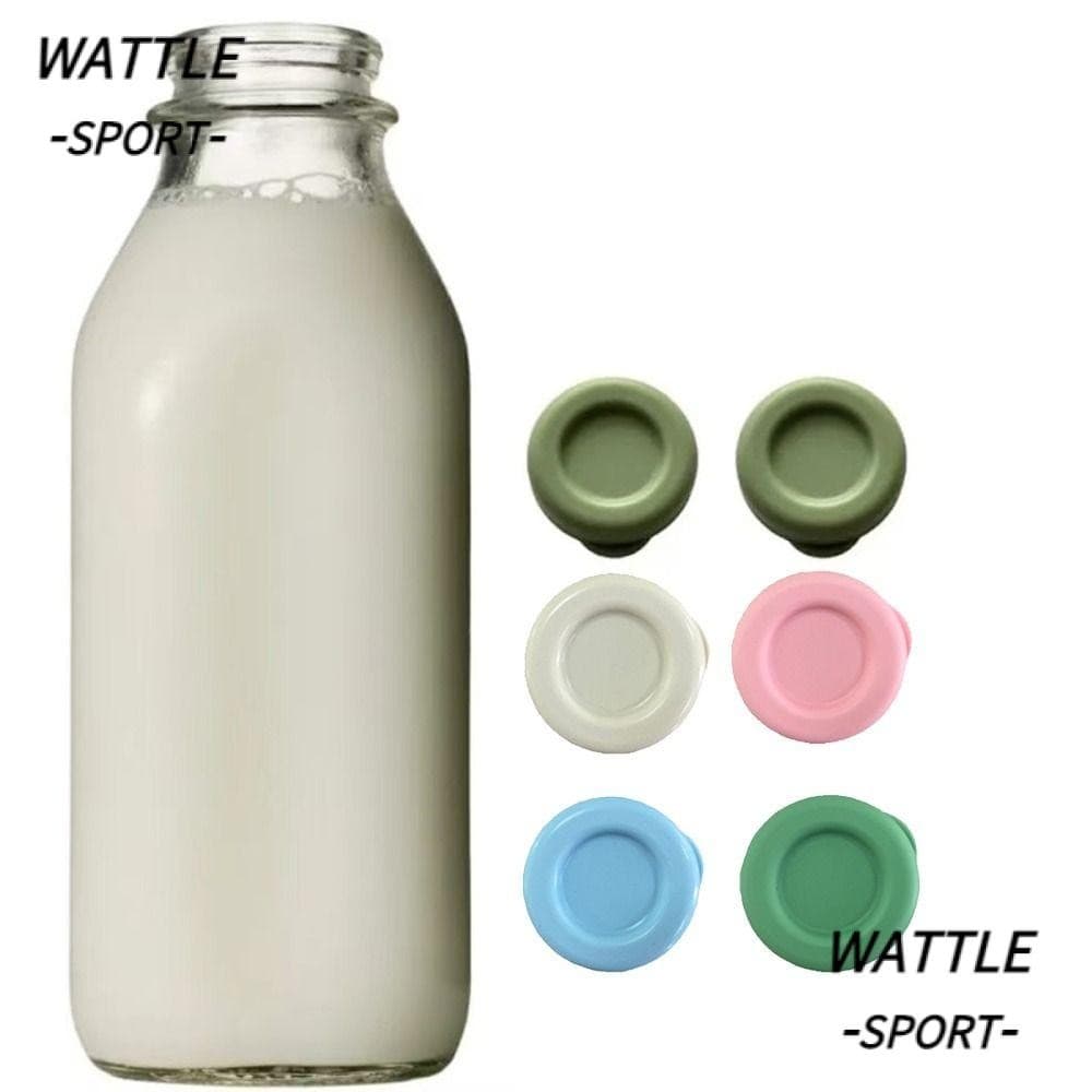 WATTLE 2 Tampas De Substituição De Silicone Dos Pces , Rolha Redonda Selada A Vácuo Da Garrafa Do , Fáceis De Limpar