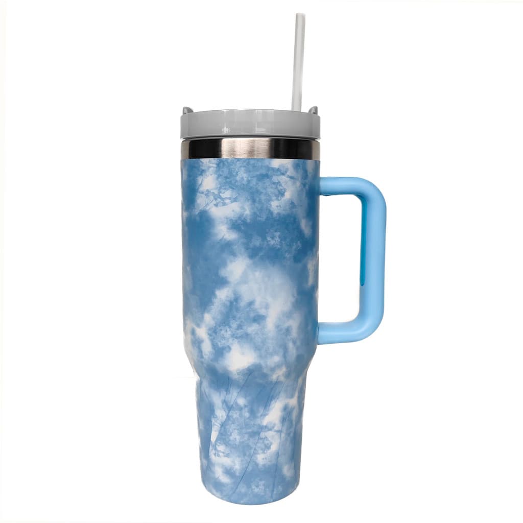 Copo Térmico Inox 1200ml Grande com Tampa Canudo Quente Frio