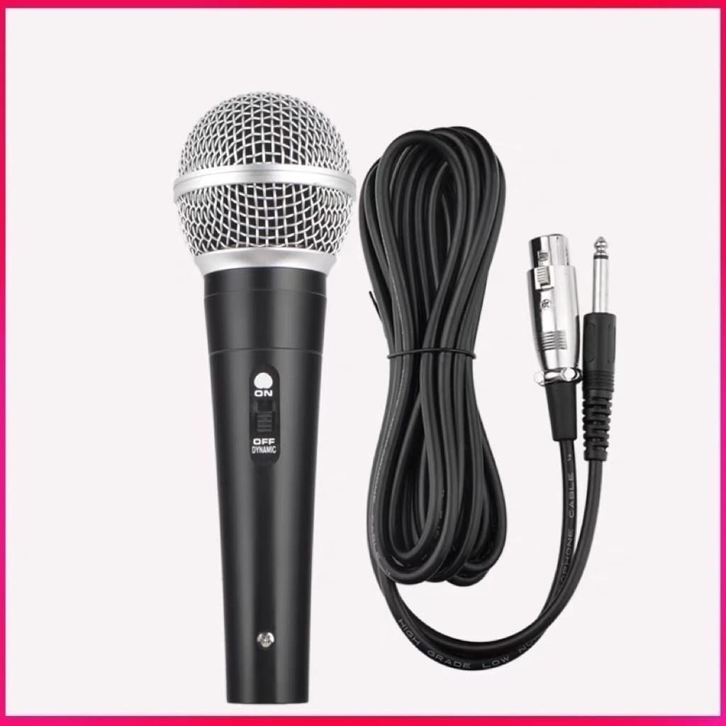 Microfone Profissional M58 cardióide com Cabo P10 3M