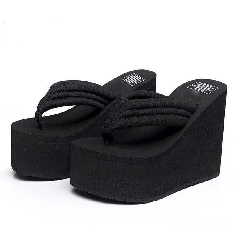 Pulmies Verão das mulheres Super Alto 12 Centímetros Plataforma Tamancos Outdoor Garden Shoes Piscina Bankn
