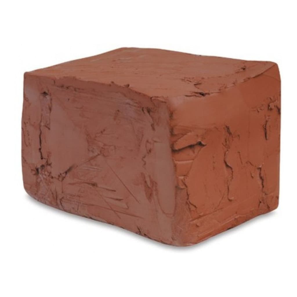 Argila Modelagem E Ceramica Escolar Artesanato Vermelha 900g