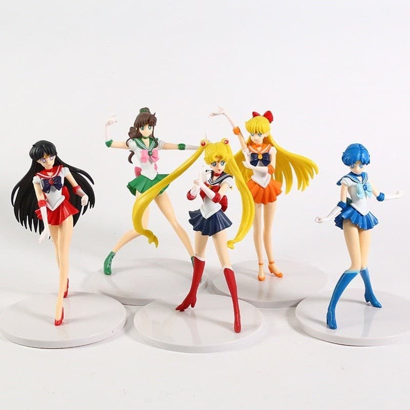 Boneco action figure figura de ação sailor moon brinquedo 18 cm