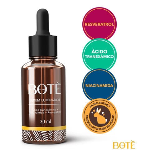Serum Facial Uniformizador Botè Com Ácido Tranexâmico Niacinamida E Resveratrol