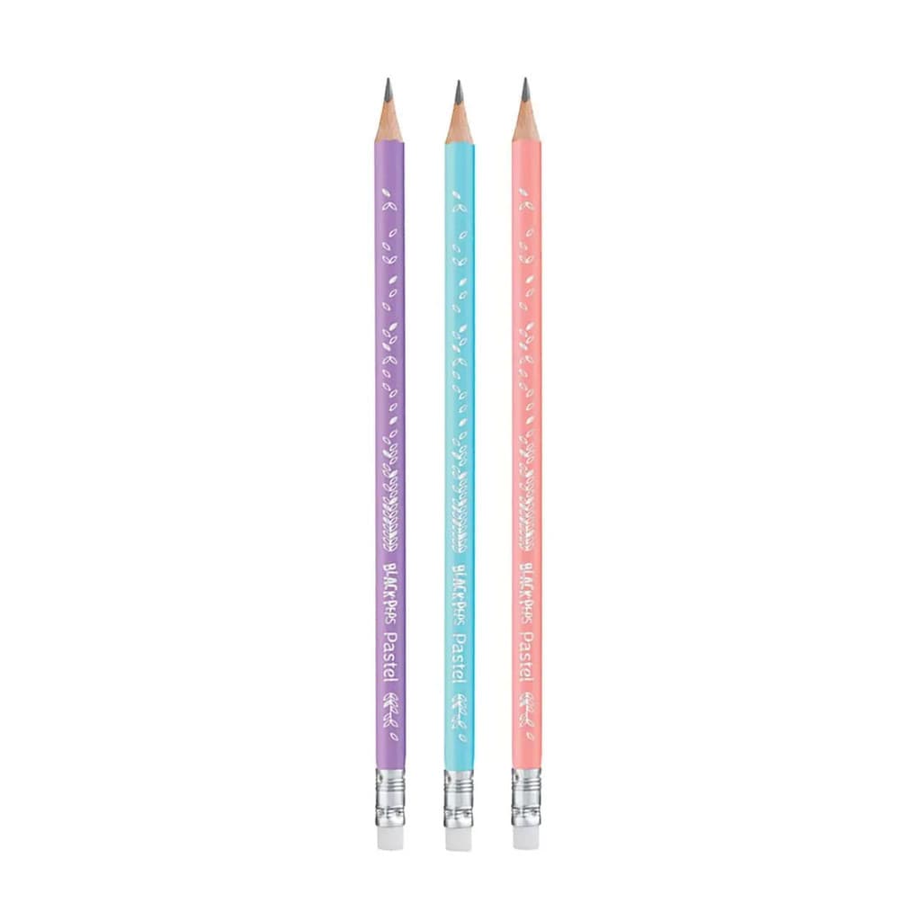 Lapis Grafite HB Blackpeps Tons Pastel Com Borracha