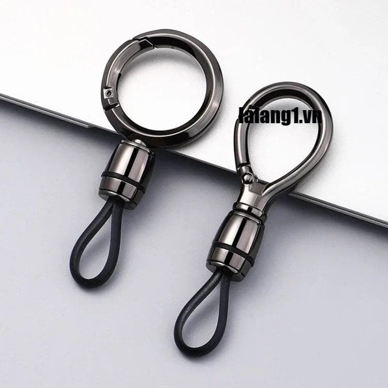 Chaveiro De Carro Pingente De Metal Simples Cintura Masculina Pendurado Fivela Anel High-end Negócios Anti-Perdido