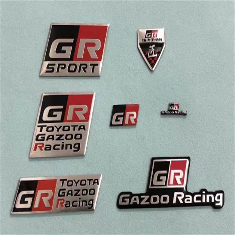 Adequado Para Adesivo De Carro Toyota Camry Highlander Corolla Decorativo De metal TRD GR SPORTS Placa De Identificação