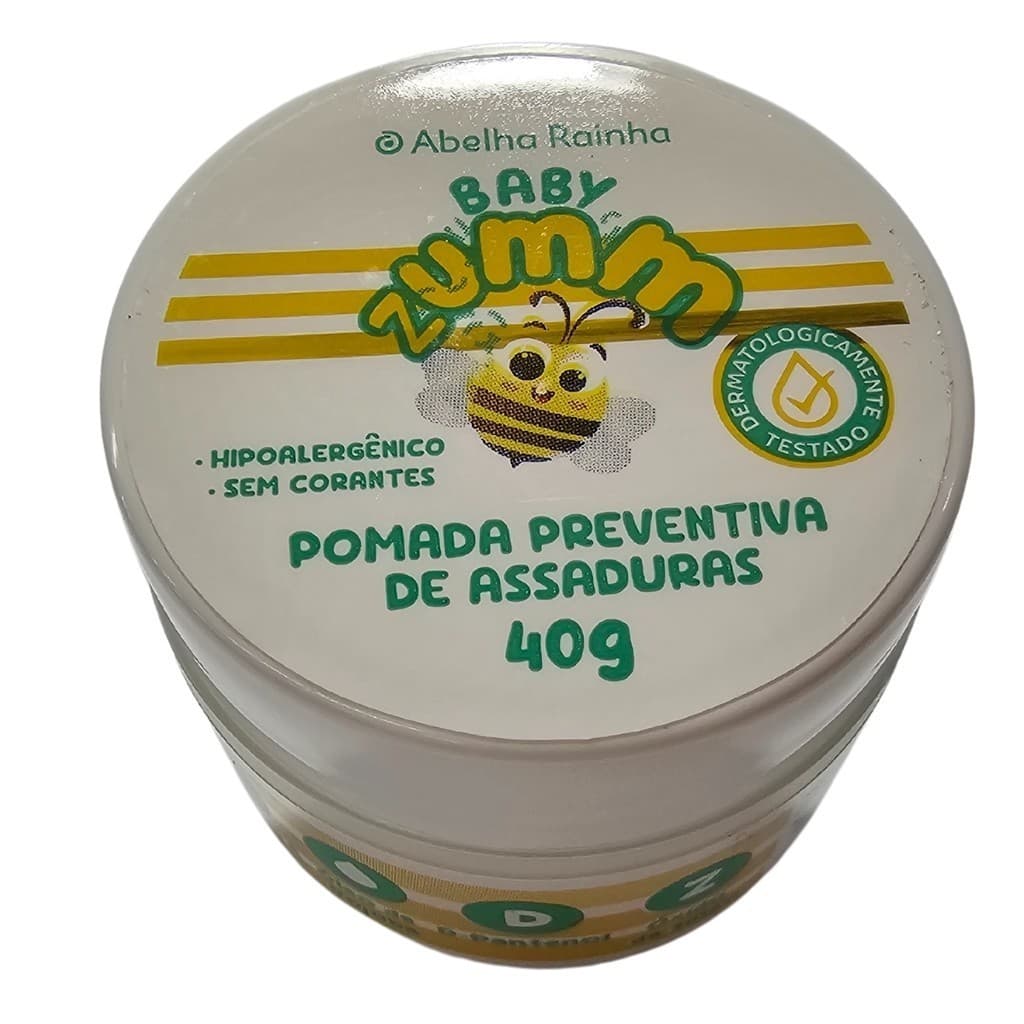 Pomada Preventiva de Assaduras Baby Zumm Abelha Rainha 40g