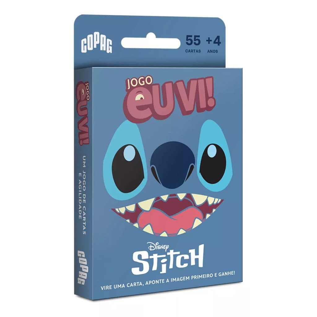 Jogo De Cartas Eu Vi! Disney Stitch - Copag
