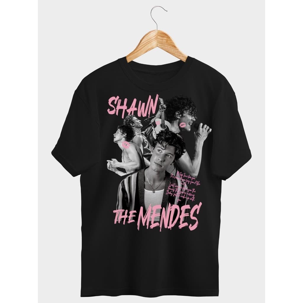Camiseta Unissex Shawn Mendes Pink