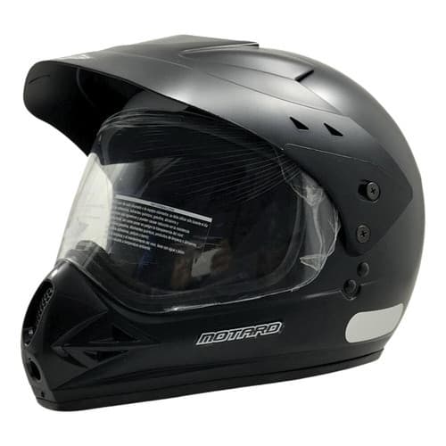 Capacete Moto Cross Ebf Motard Fechado Com Viseira New Street