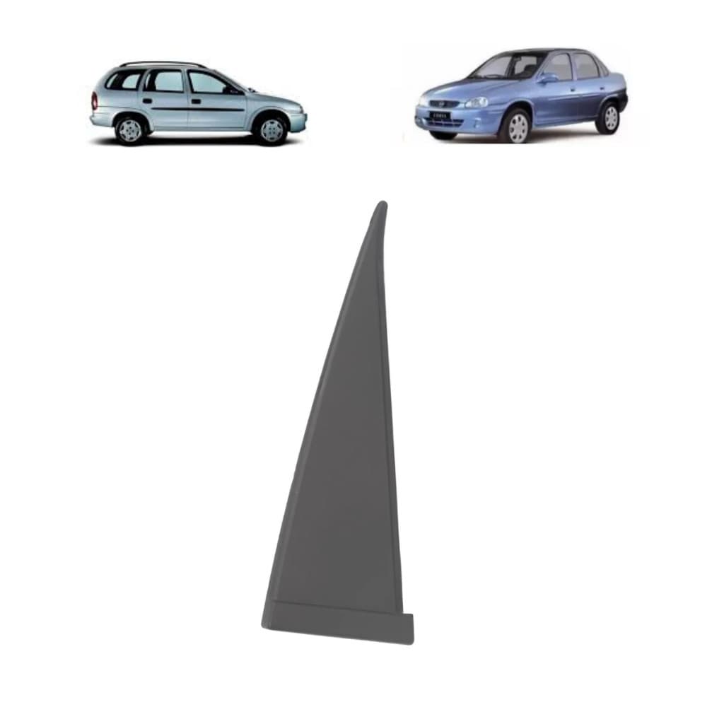 Moldura Acabamento LD Interna Porta Traseira Aplicação Externo GM Corsa Classic 2002 A 2016 Corsa Wagon 1999 A 2003