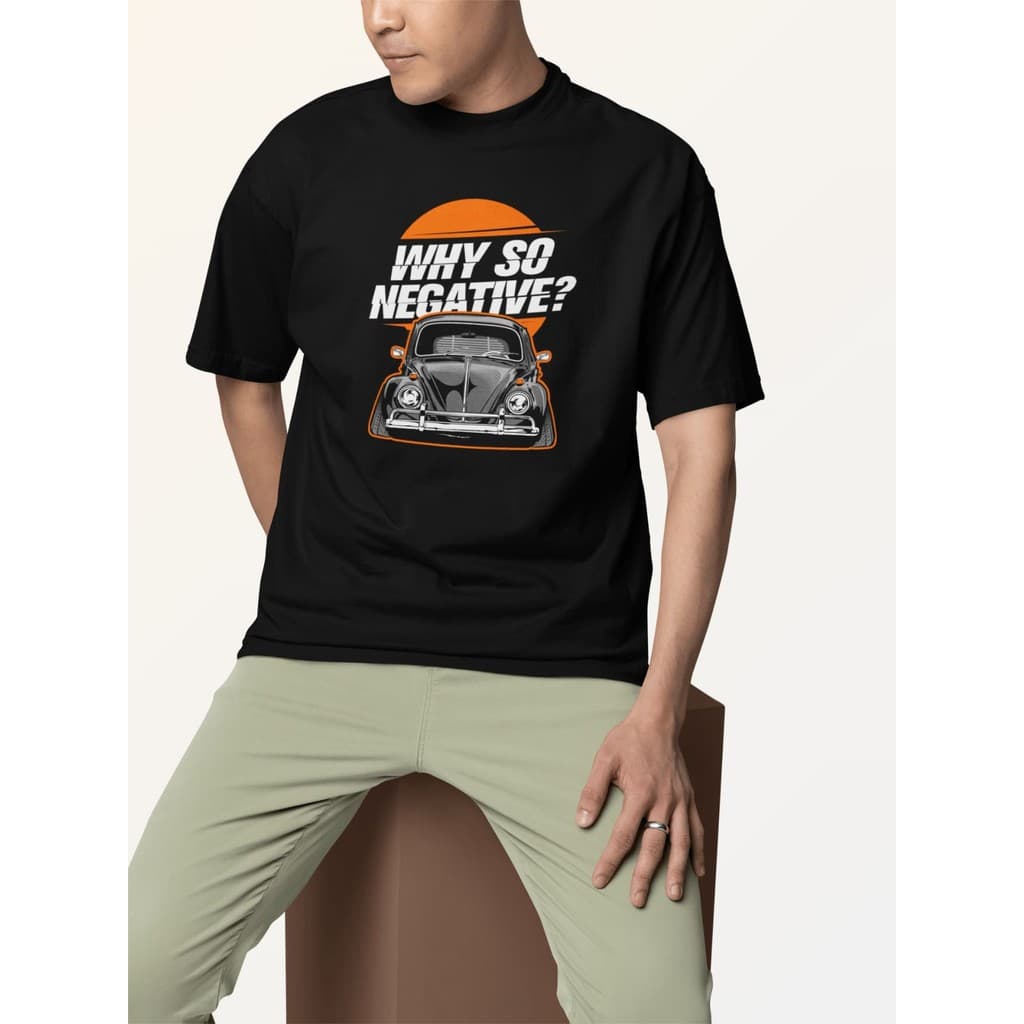 Camiseta Camisa Masculina Unissex  Streetwear Gola Redonda Estampa Grande - VW Bettle Black Fusca Car Carro