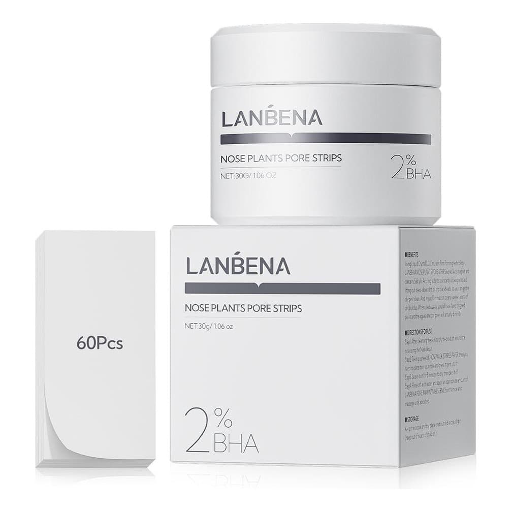 LANBENA Removedor de Cravos Máscara Peeling 2% BHA Facial Tratamento Acne Cuidados Com a Pele Limpeza Profunda 30g