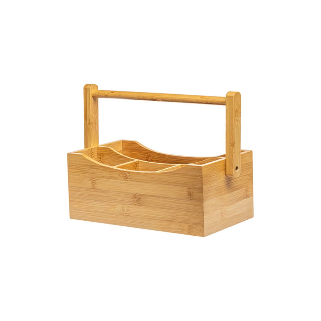 Porta Talheres E Guardanapos Bambu Mesa Hauskraft