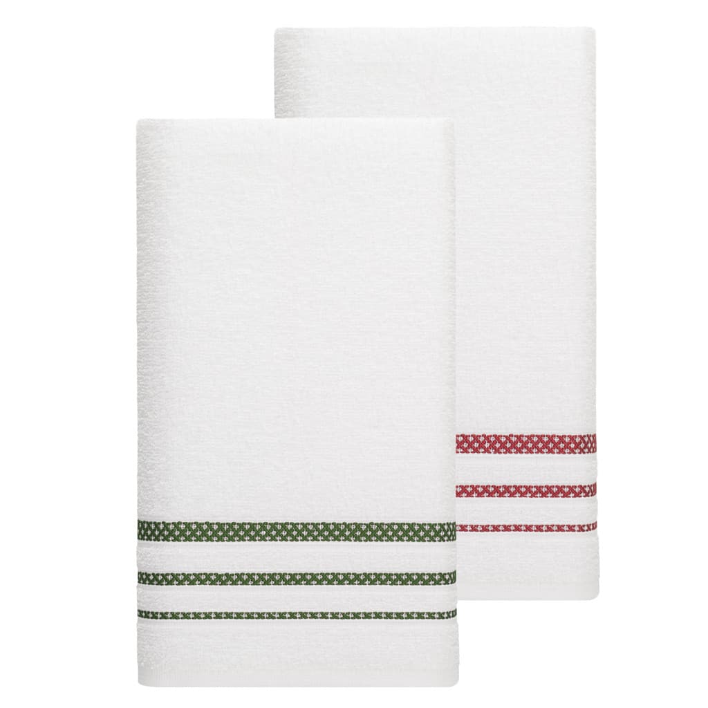 Kit 2 Panos De Prato Teka Premium Nobre 100% Algodão 45x70cm