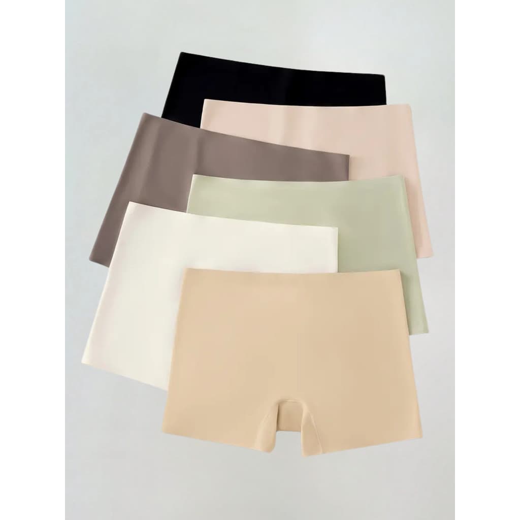 Kit 7 Calcinhas Shortinho Boxer Segunda Pele Sem Costura