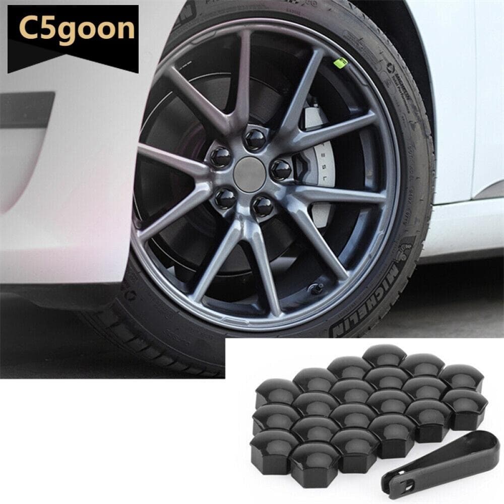 C5GOON 20 Peças 17/19/21mm Tampas De Porca De Roda De Carro Proteção Anti-Ferrugem Protetor De Parafuso De Cubo Automáti