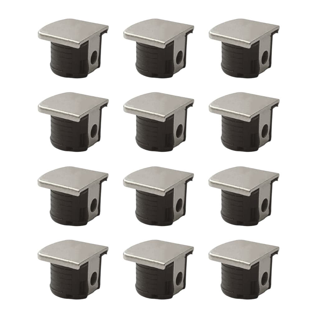 Kit 500 Unidades Suporte Uniblock Para Prateleira Invisível 15mm Bigfer