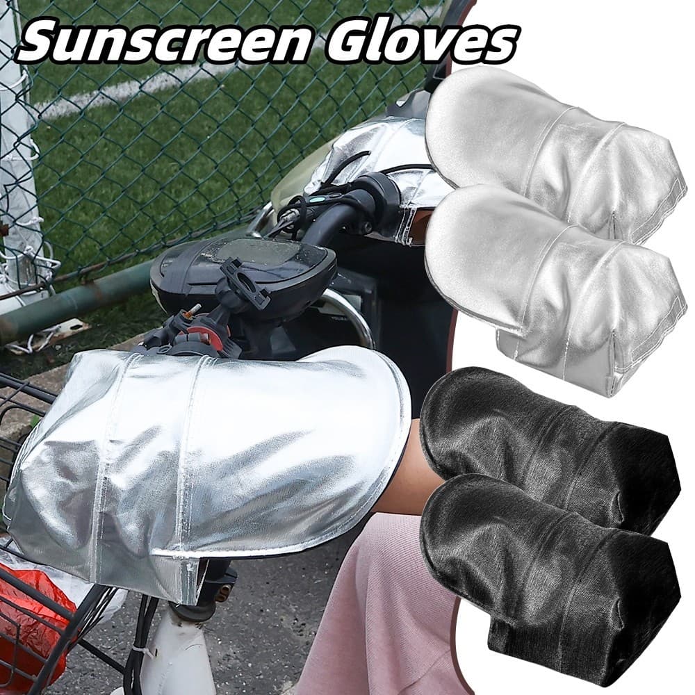Luvas De Guiador De Motocicleta-Acessórios De Capa-Alça De Bonde De Verão-À Prova De Vento , D'água , Isolada-Para Motoc