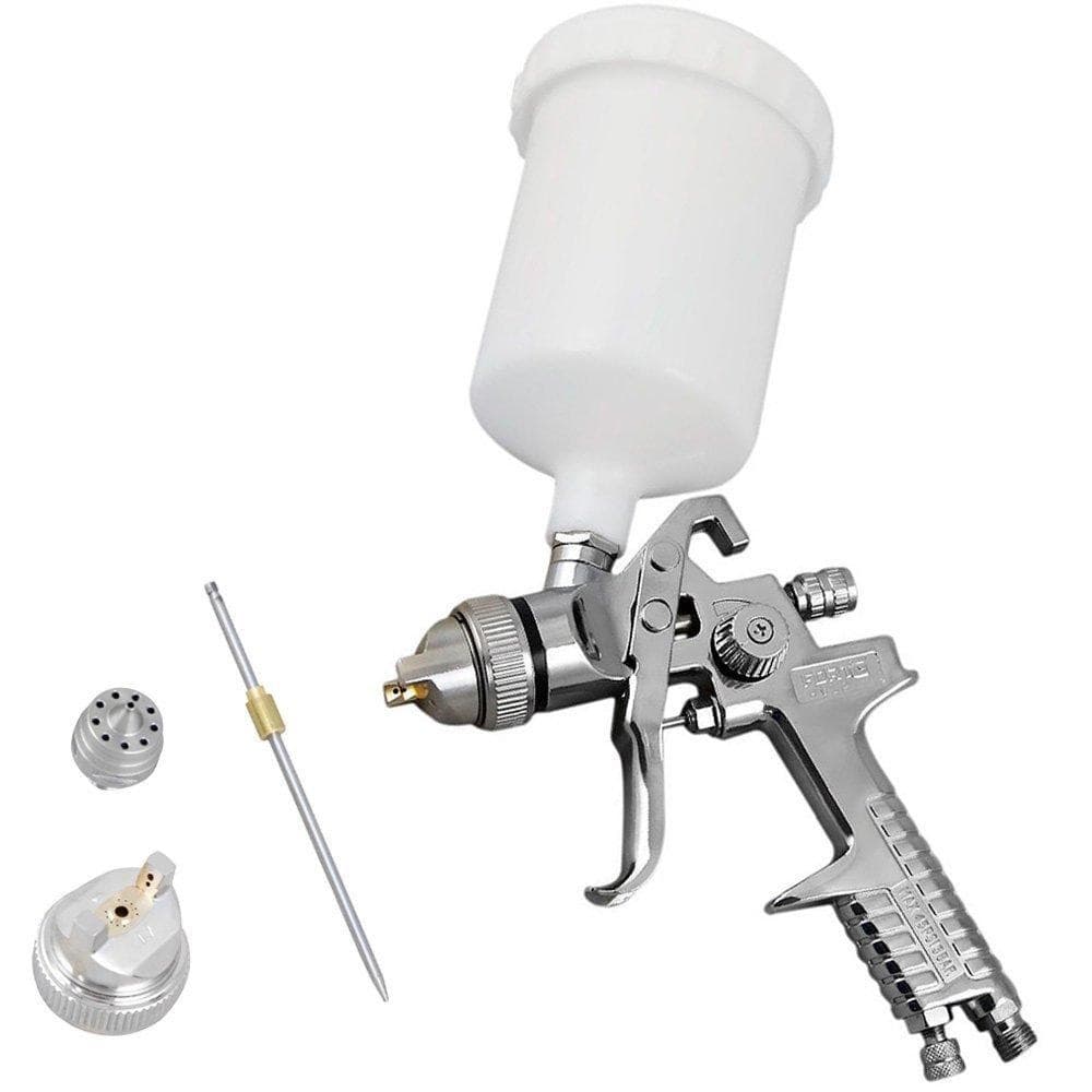 Kit Pistola Pintura HVLP 600ml com 2 Jogos de Reparo Fortg