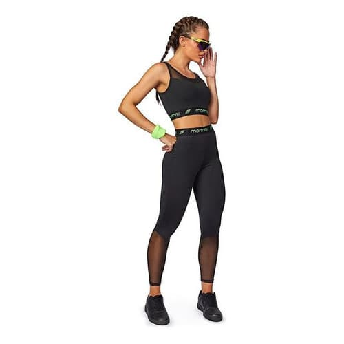 Legging Fitness Mormaii com Detalhes em Tule