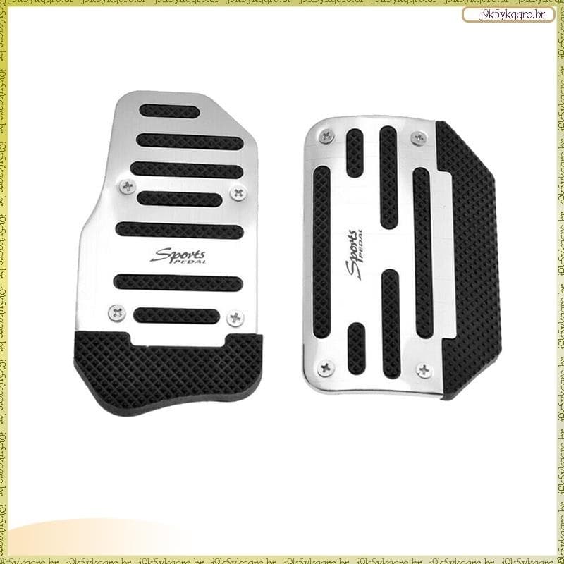 [L E Q N] 2Pcs Pedal Acelerador A Gás De Freio Com Cobertura Antiderrapante Para Carro De Transmissão Automática Universal