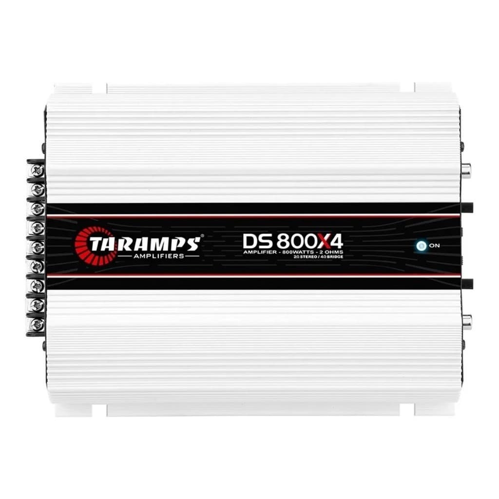Modulo Amplificador Taramps Ds 800.4 Canais 2 Ohms 800 Wrms Som Automotivo