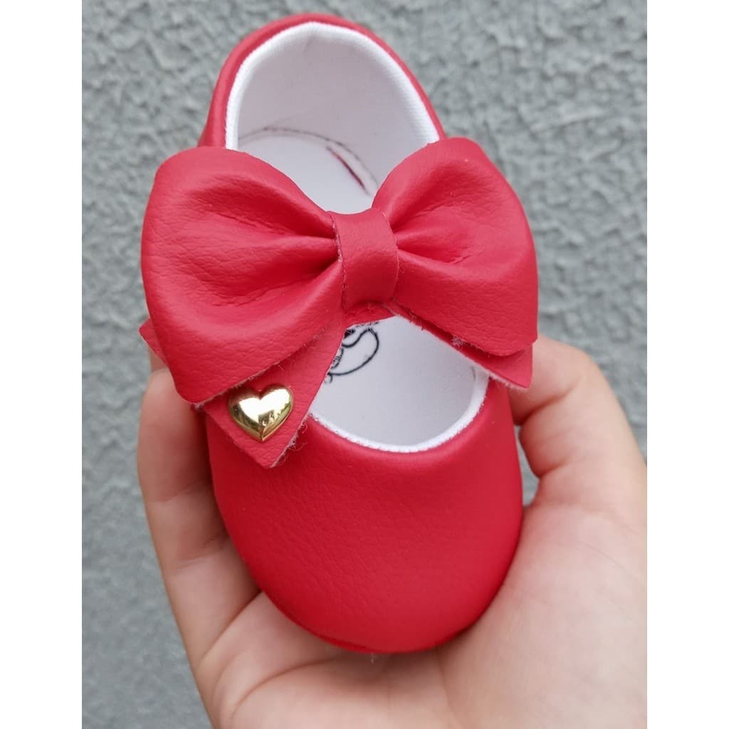 SAPATILHA VERMELHA SAPATINHO PARA SEU BEBê