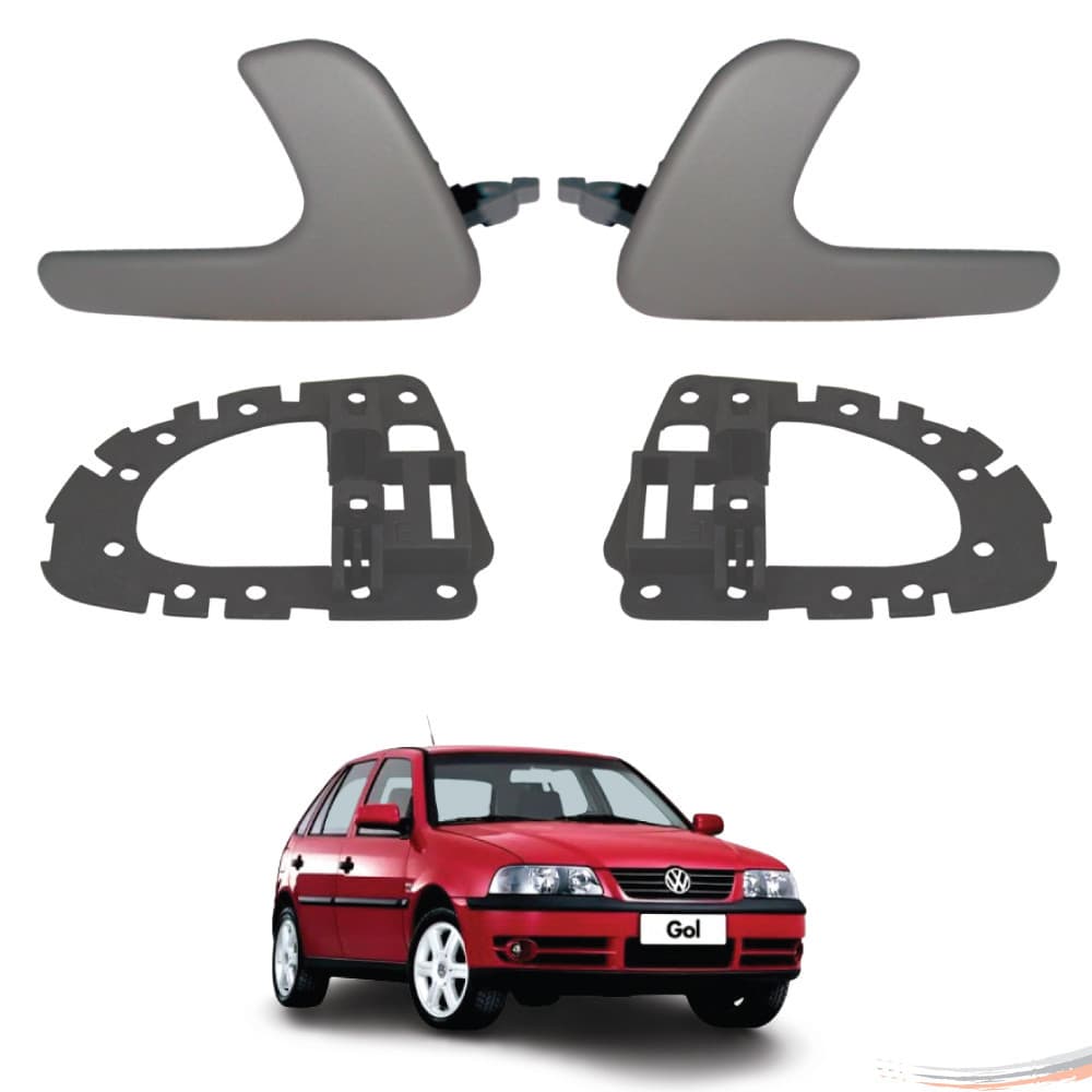 Kit Maçaneta Interna E Suporte Maçaneta Dianteira Gol G3 99 A 05