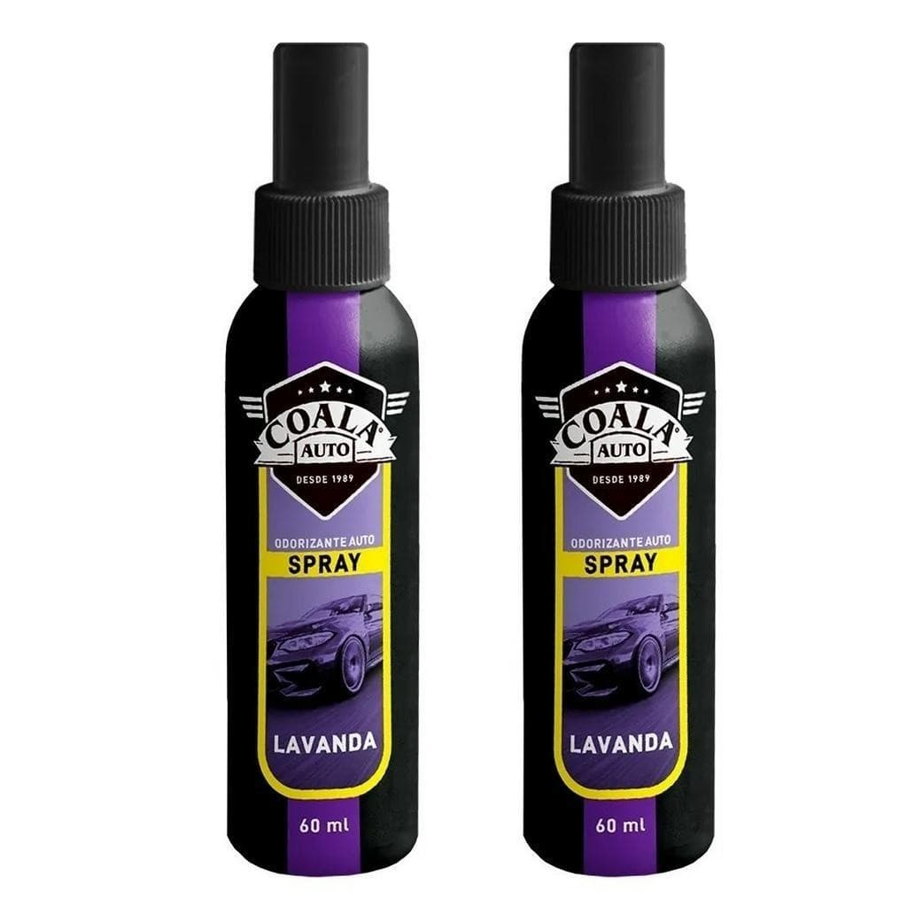 Kit 2 Coala Auto Spray 60ML Lavanda Perfuma Seu Carro Alto Rendimento Cheirinho de Carro Automóveis