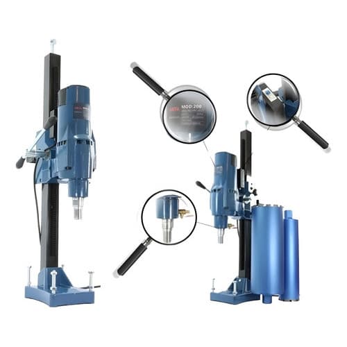 Perfuratriz Arita 200 Maquina Perfuratriz De Coluna Para Concreto 200mm 3800w 220v