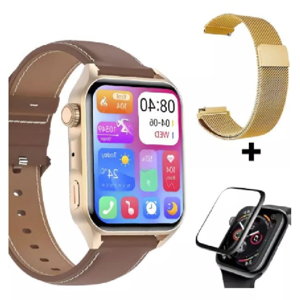 Relógio Inteligente Smartwatch Blulory Glifo AE 44mm  IP68
