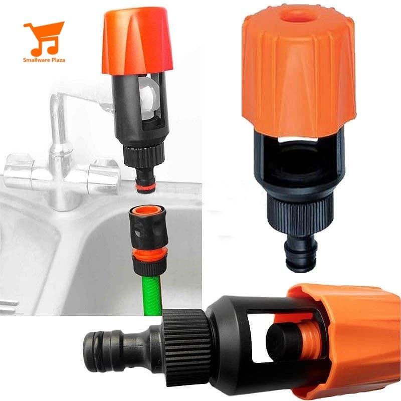 Torneira Universal Para Mangueira De Jardim , Conector De Tubo , Misturador , Adaptador De Cozinha , Laranja