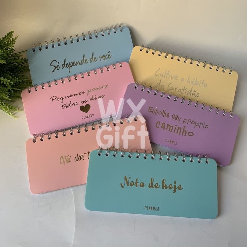 Bloco Planner Permanente Tom Pastel Frases - Interponte/ WX Gift