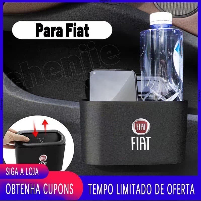 Alta Qualidade Para Fiat ABS Lixeira De Carro Portátil Multifuncional/Caixa De Areia Gatos/Organizador De Armazenamento