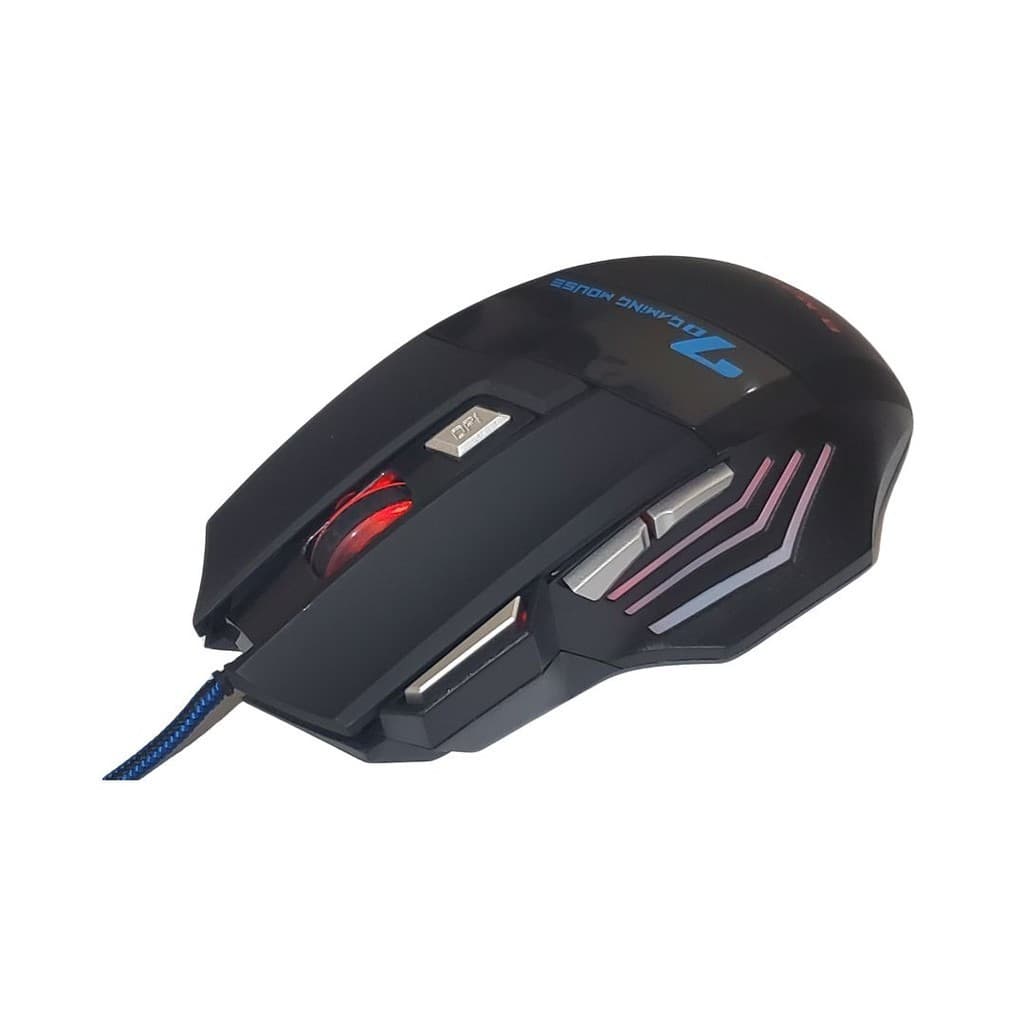 Mouse Gamer  B-Max  X7 2400 DPI Ajustável Com fio RGB E-sports 7 Botões