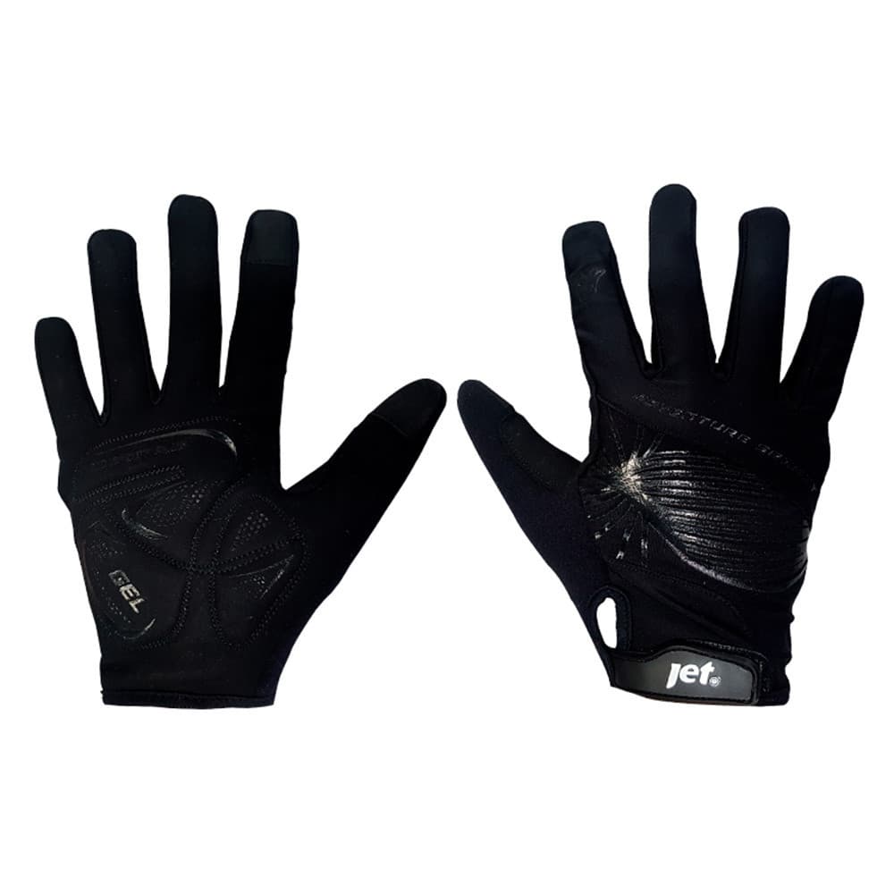 Luva Ciclismo Bike Bmx Academia Motocross Moto Bicicleta Mtb Dedo Longo Fechada Jet Adventure Matrix